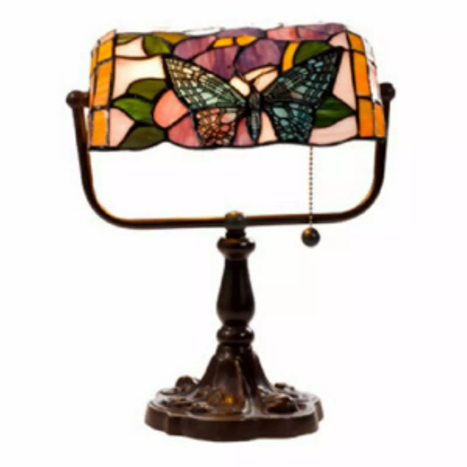 Butterfly Bankers Desk Lamp