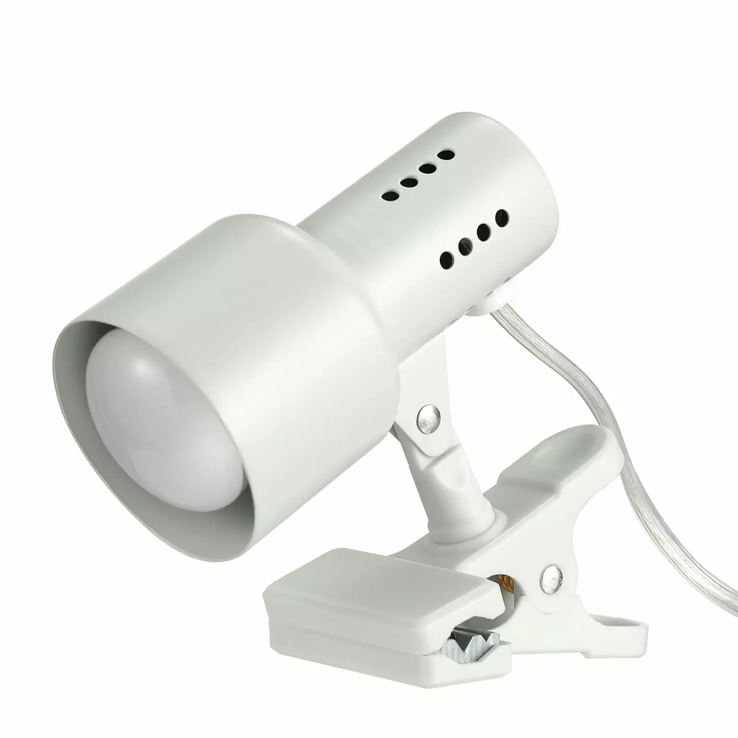 Globe Electric Jojo 5.5 Matte Light Gray Clip-Arm Desk Lamp. Bulb Included. 91000122